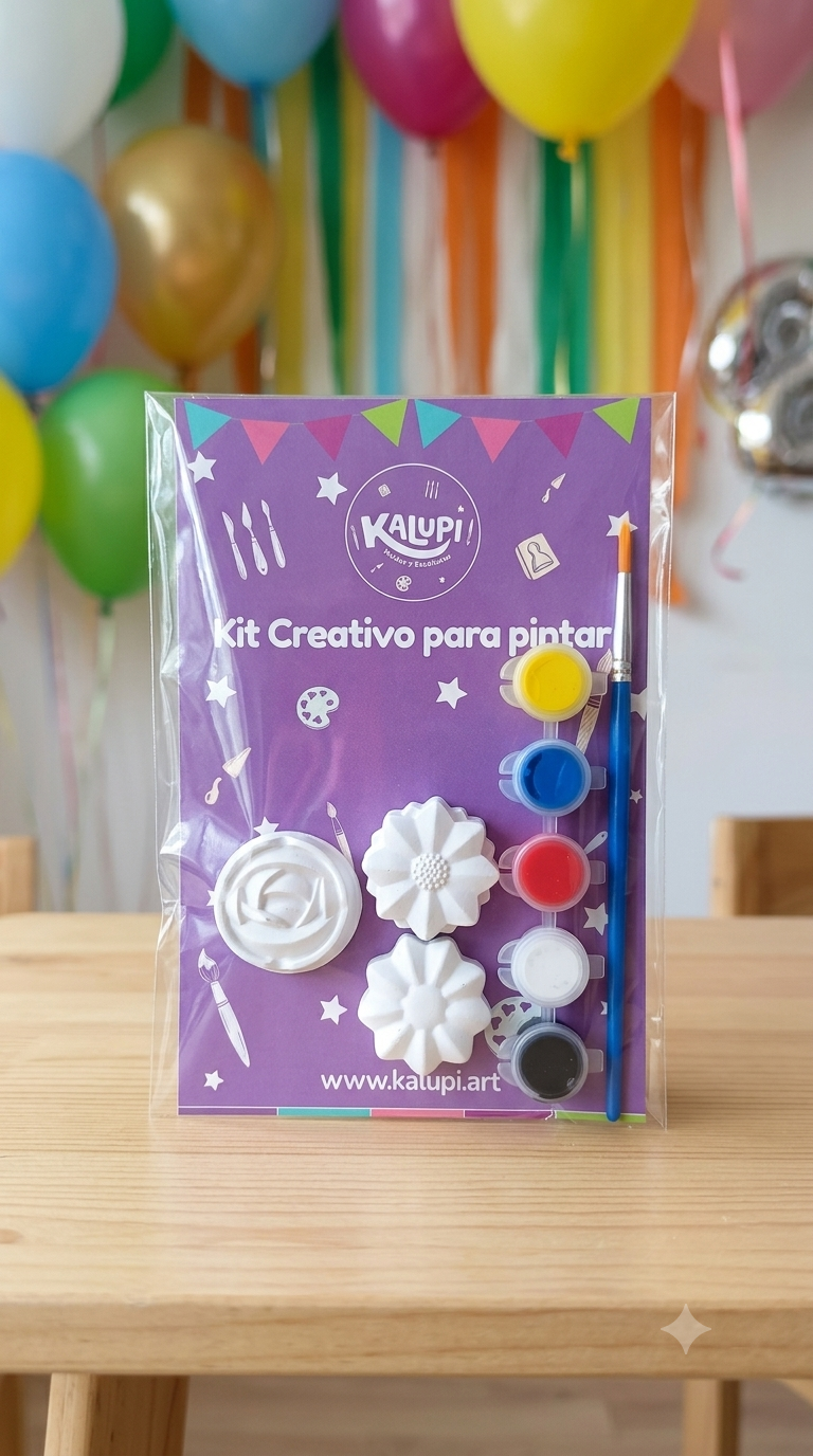 🎨 Kit Creativo Individual – Aventura de Pintura y Desconexión (Temáticas a Elegir)